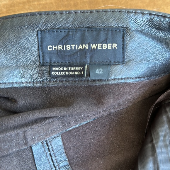 Glove softest leather Pants Jeans style Zippers ankles42 size Low rise. Designer - Picture 11 of 16